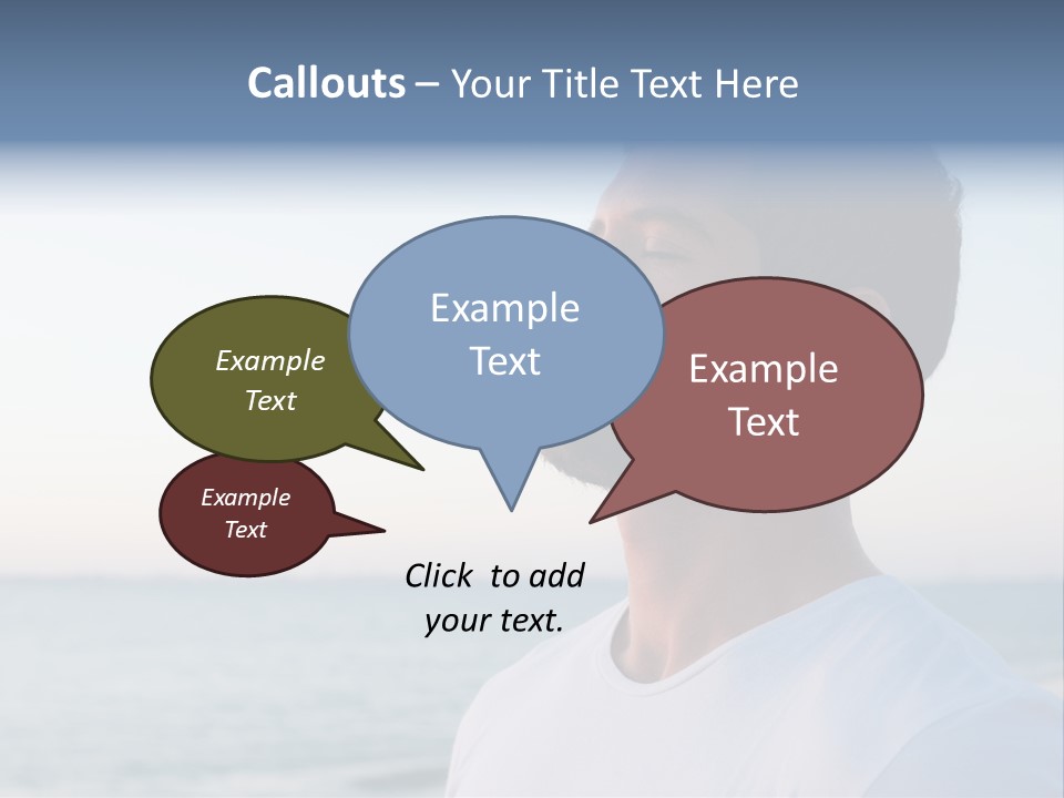 Tranquility Ocean Beach PowerPoint Template