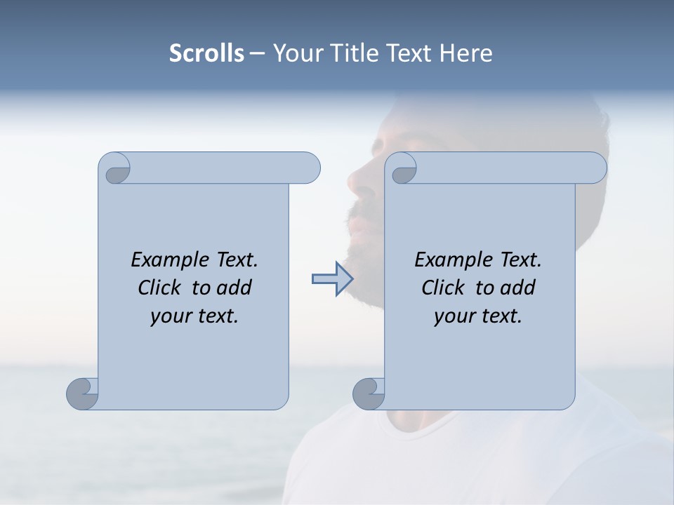 Tranquility Ocean Beach PowerPoint Template