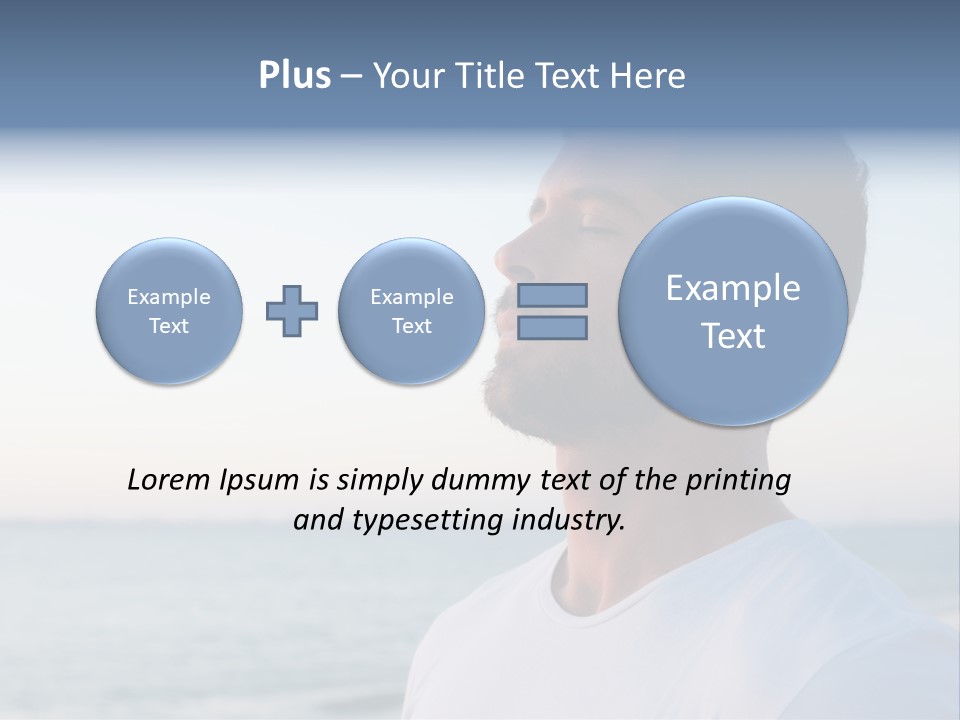 Tranquility Ocean Beach PowerPoint Template