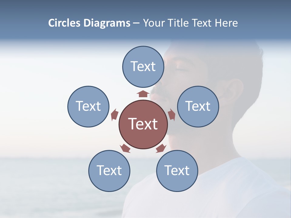 Tranquility Ocean Beach PowerPoint Template