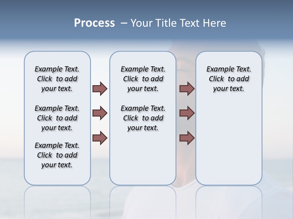 Tranquility Ocean Beach PowerPoint Template