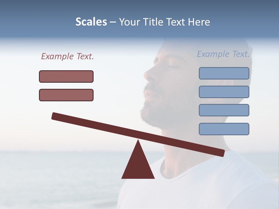 Tranquility Ocean Beach PowerPoint Template