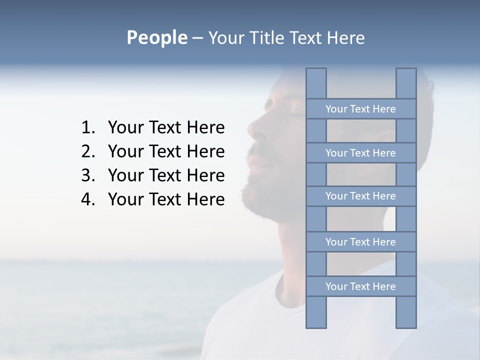Tranquility Ocean Beach PowerPoint Template