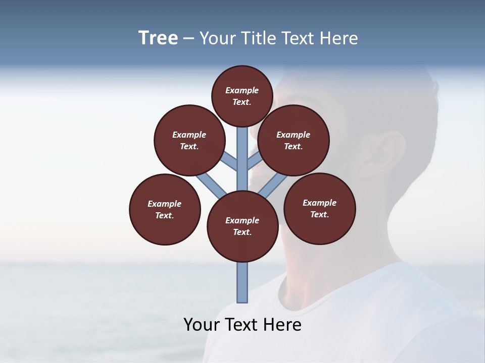 Tranquility Ocean Beach PowerPoint Template