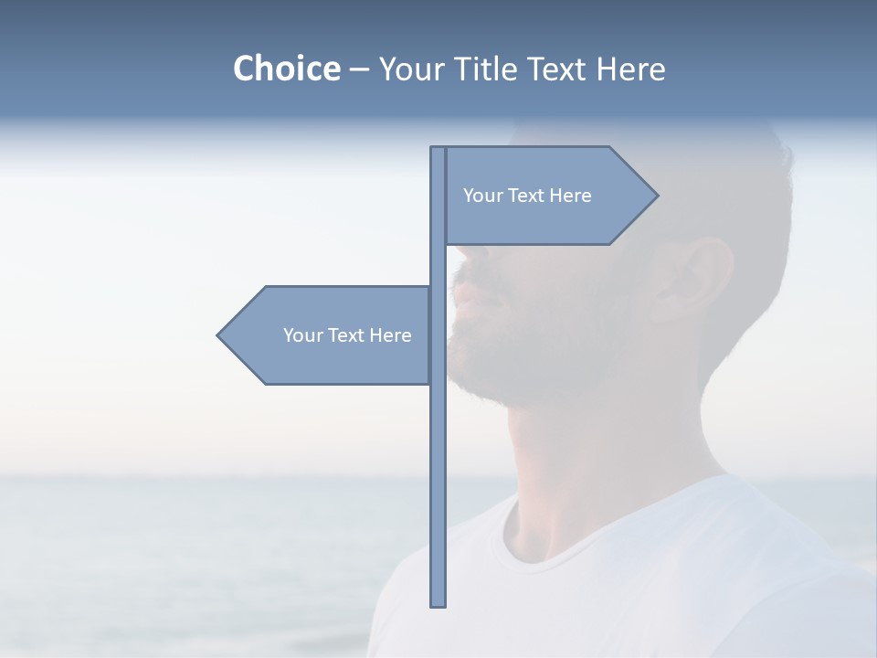 Tranquility Ocean Beach PowerPoint Template