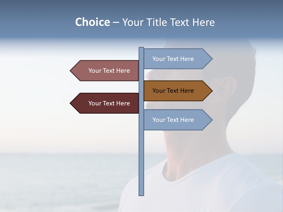 Tranquility Ocean Beach PowerPoint Template