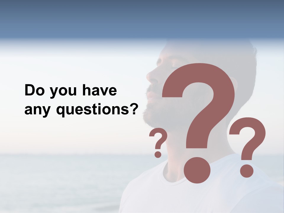 Tranquility Ocean Beach PowerPoint Template