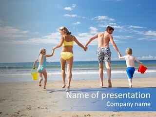 Woman People Man PowerPoint Template