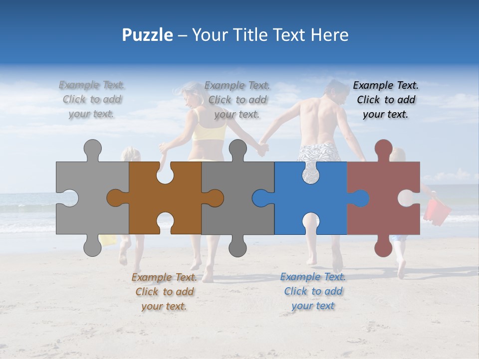 Woman People Man PowerPoint Template