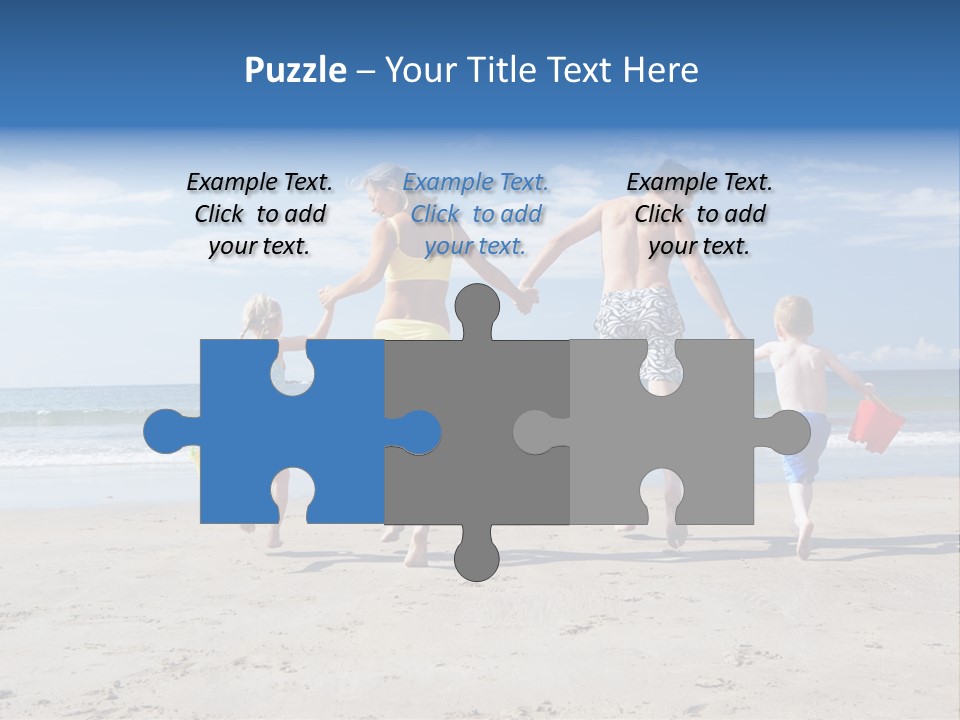 Woman People Man PowerPoint Template