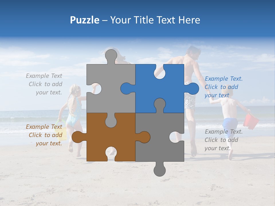 Woman People Man PowerPoint Template