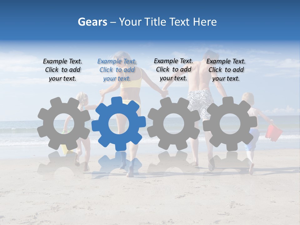 Woman People Man PowerPoint Template