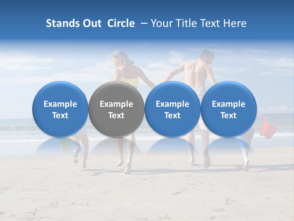 Woman People Man PowerPoint Template