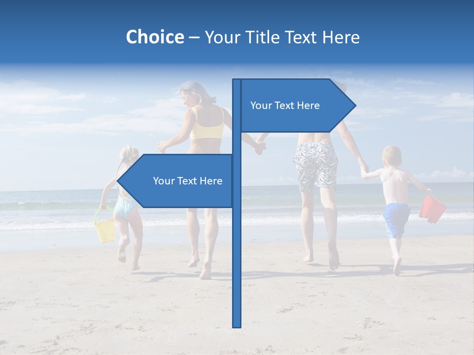 Woman People Man PowerPoint Template