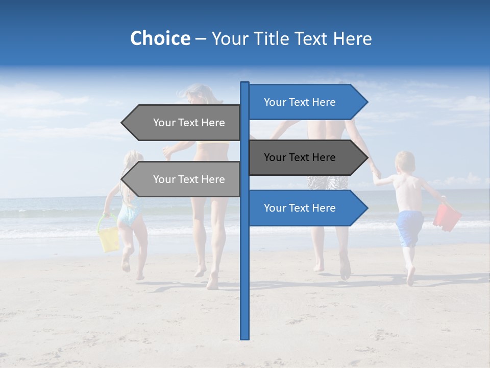 Woman People Man PowerPoint Template