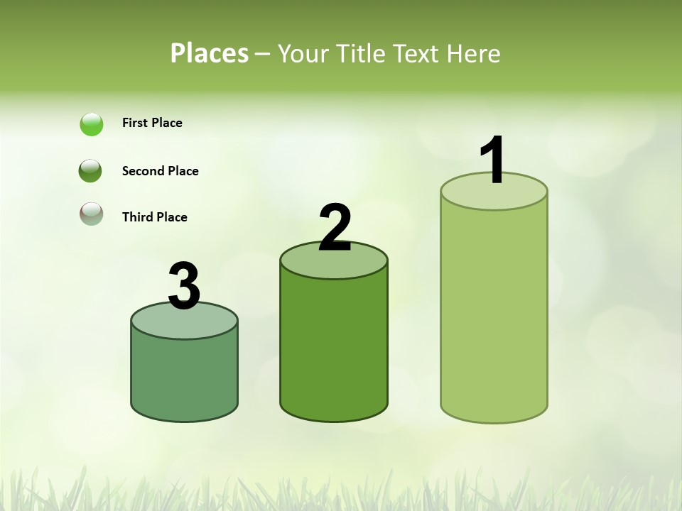 Lawn Abstract Leaf PowerPoint Template