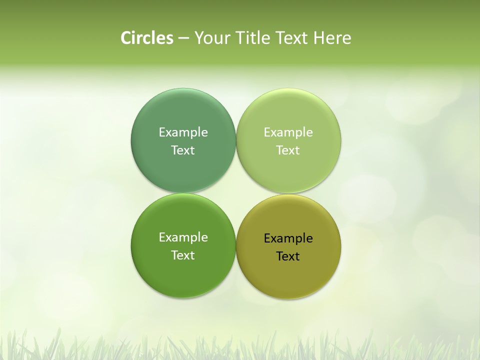 Lawn Abstract Leaf PowerPoint Template