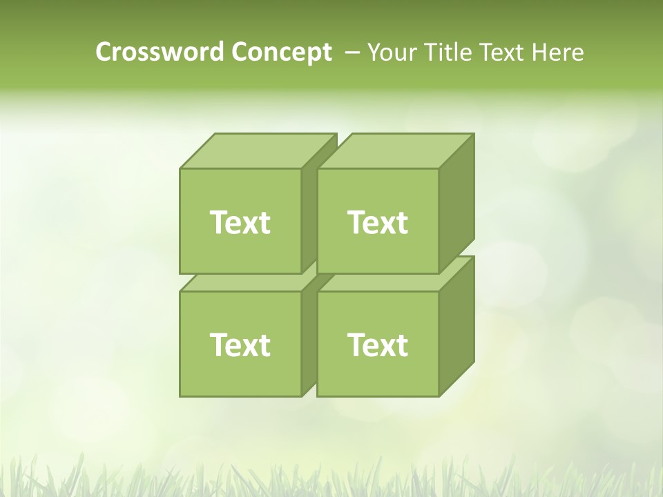 Lawn Abstract Leaf PowerPoint Template