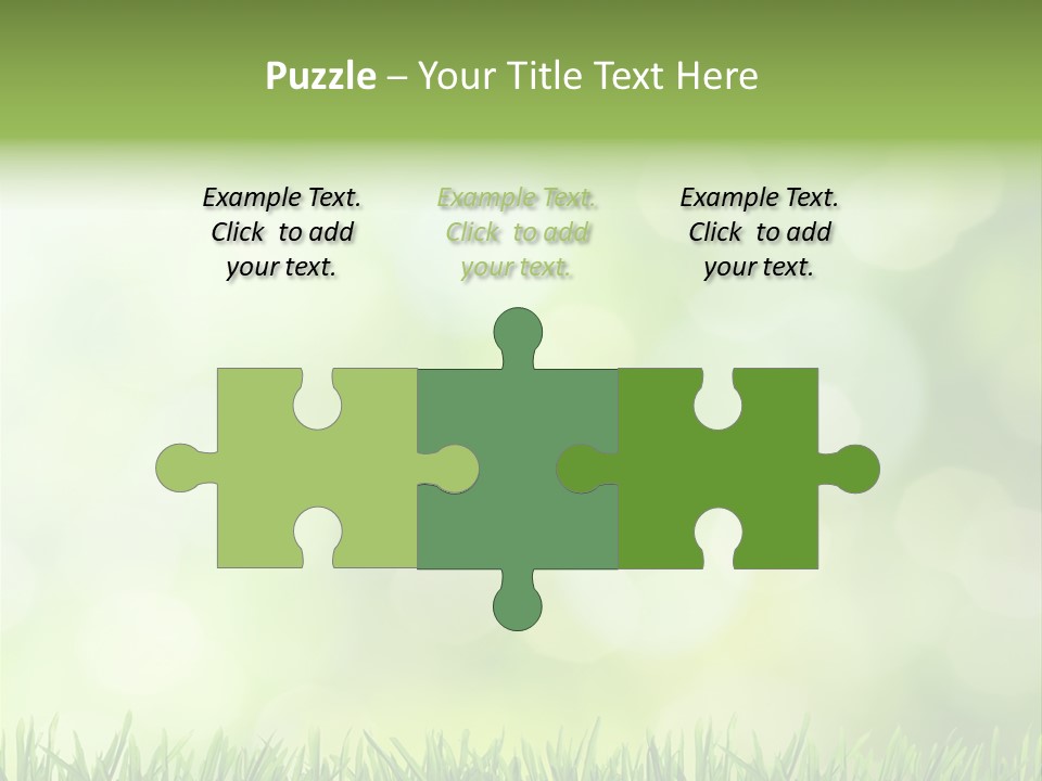 Lawn Abstract Leaf PowerPoint Template