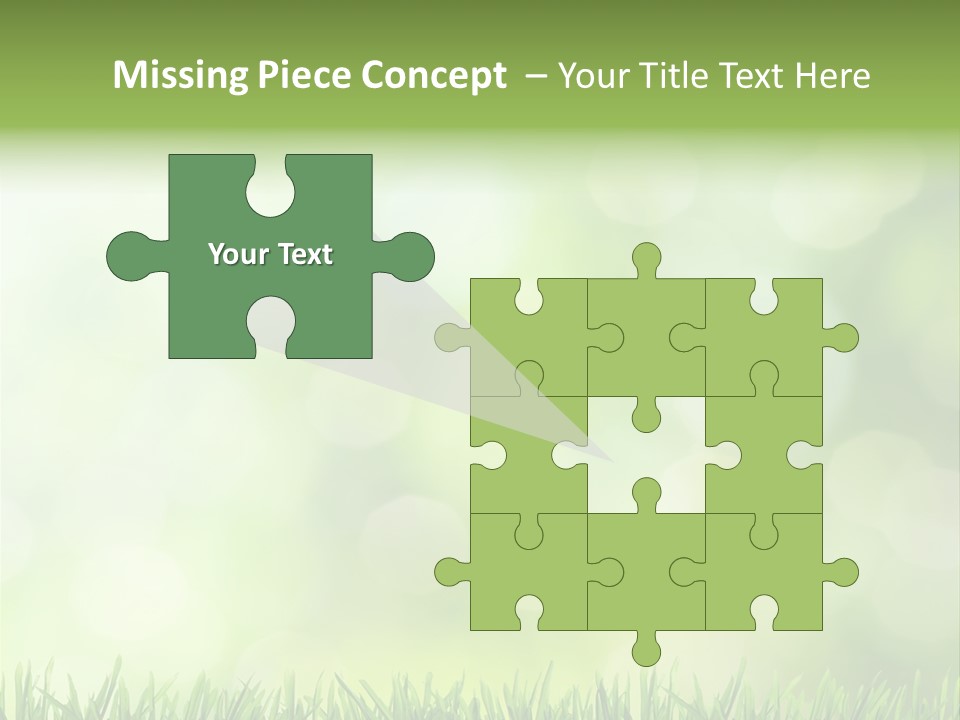 Lawn Abstract Leaf PowerPoint Template