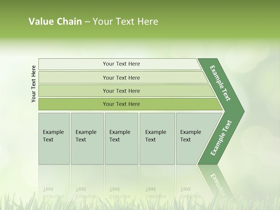 Lawn Abstract Leaf PowerPoint Template