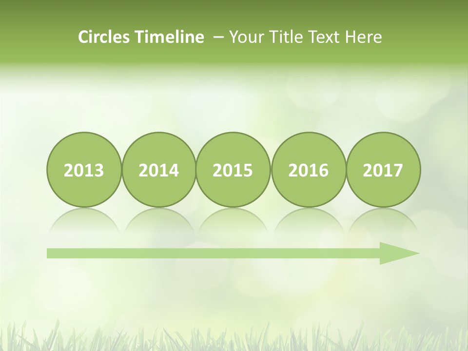 Lawn Abstract Leaf PowerPoint Template