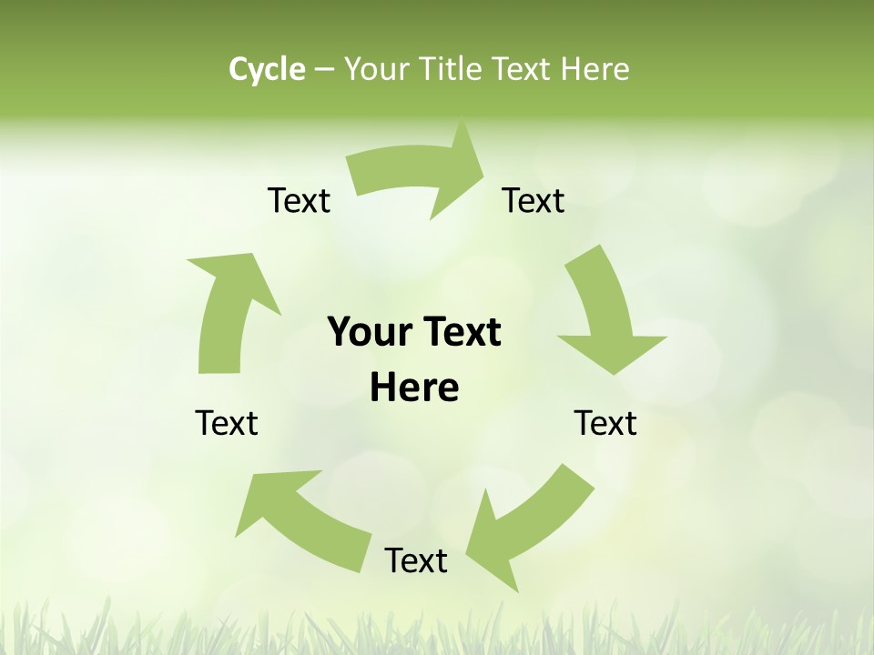 Lawn Abstract Leaf PowerPoint Template