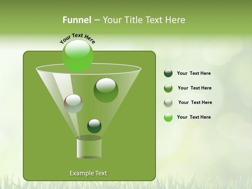 Lawn Abstract Leaf PowerPoint Template