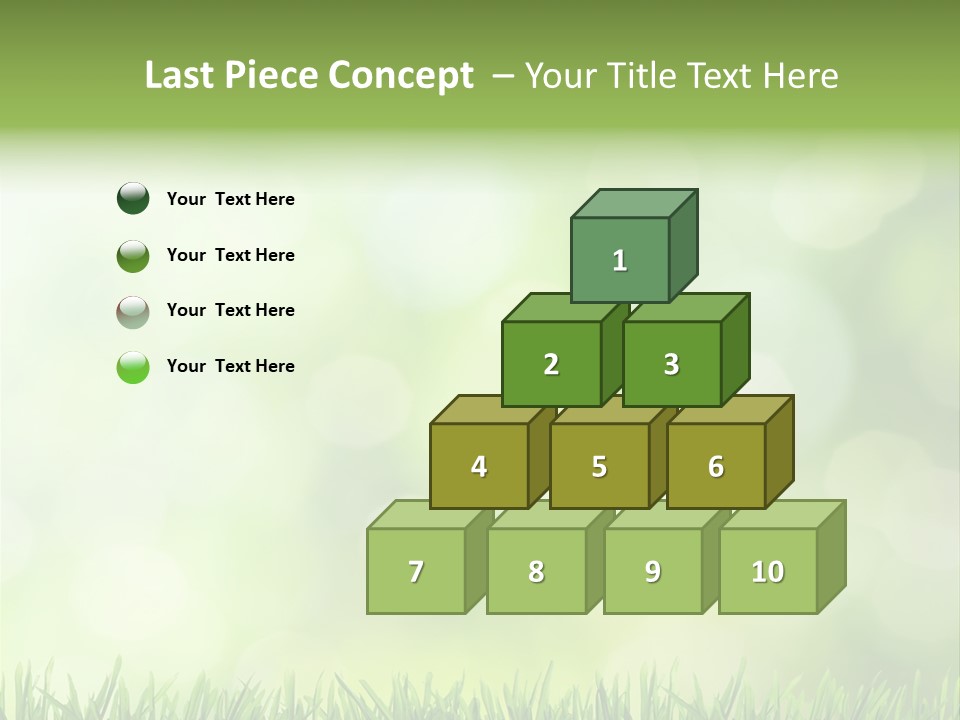 Lawn Abstract Leaf PowerPoint Template