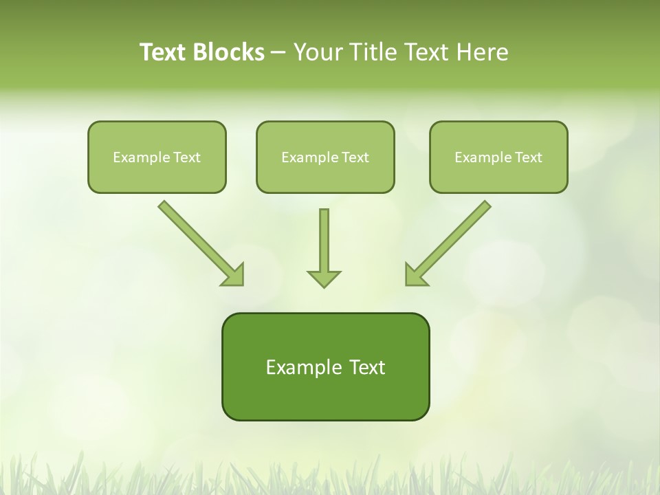 Lawn Abstract Leaf PowerPoint Template