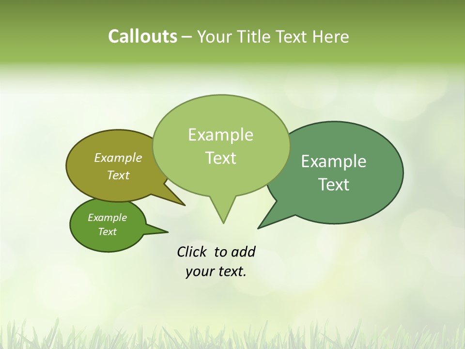 Lawn Abstract Leaf PowerPoint Template