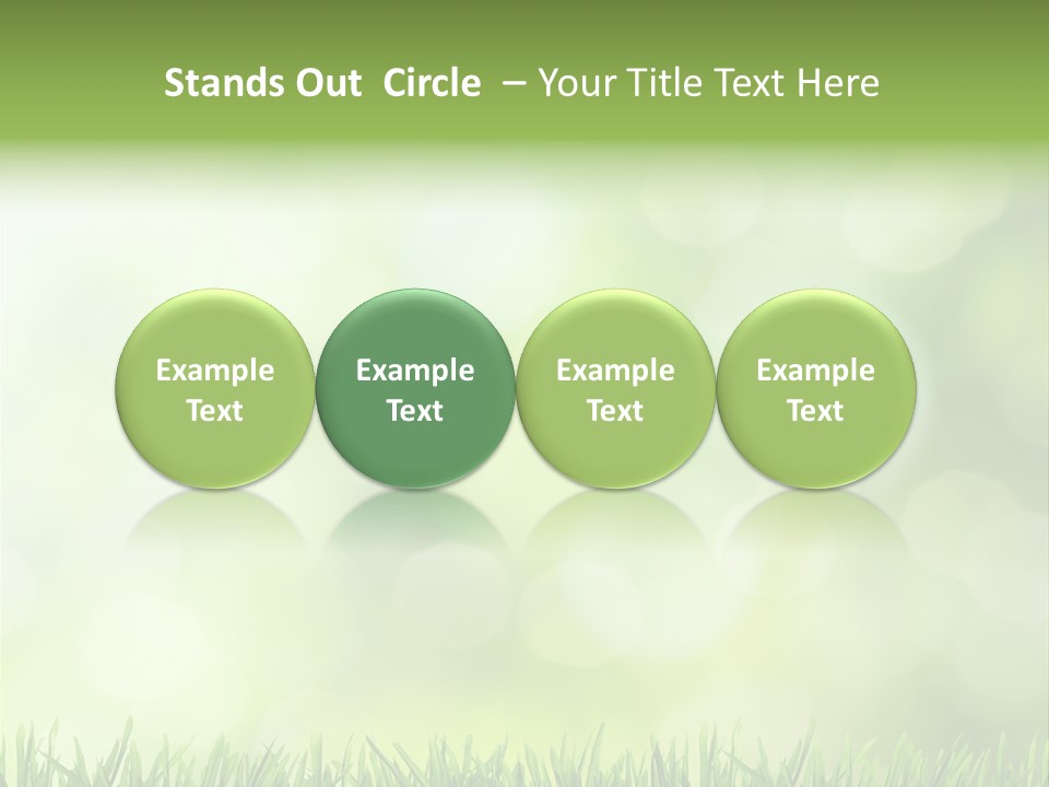Lawn Abstract Leaf PowerPoint Template