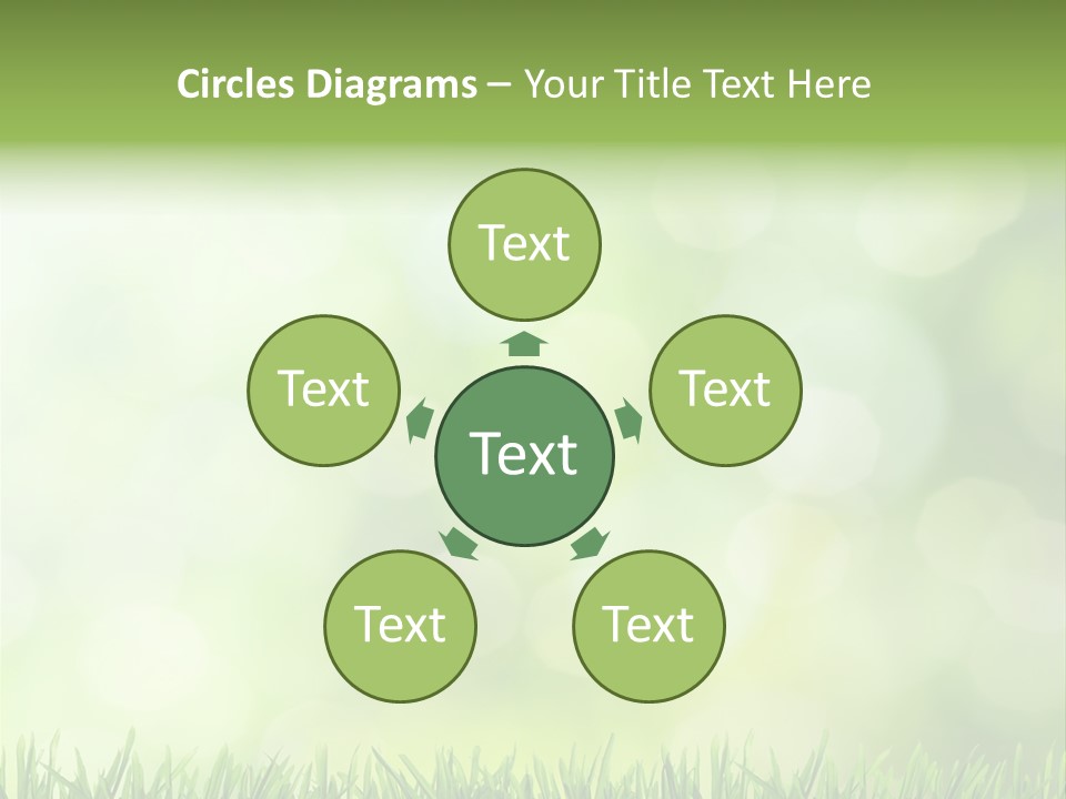 Lawn Abstract Leaf PowerPoint Template