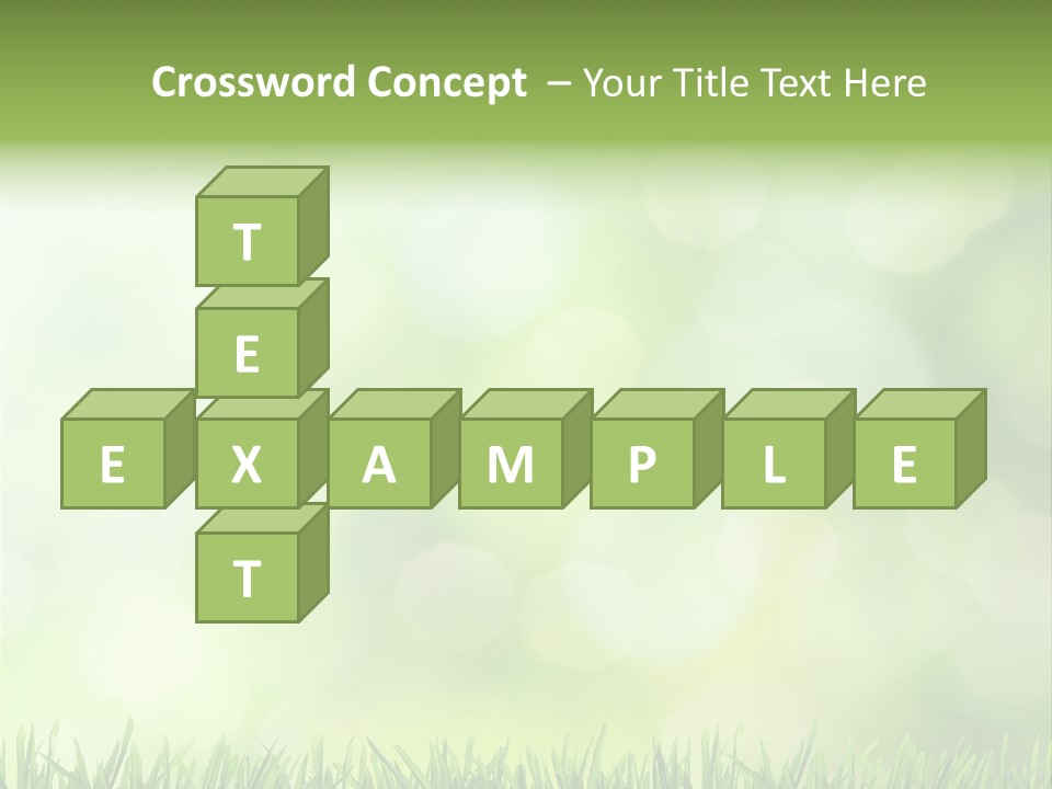 Lawn Abstract Leaf PowerPoint Template