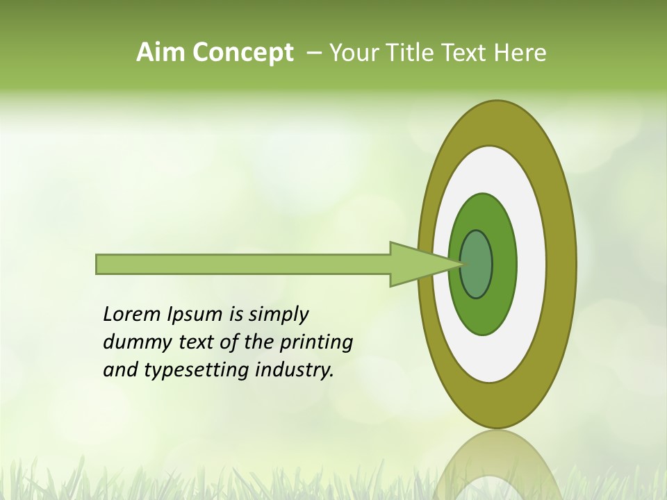 Lawn Abstract Leaf PowerPoint Template
