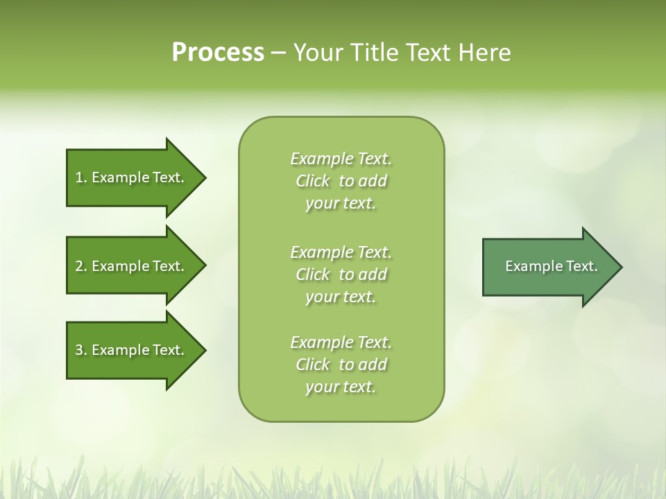 Lawn Abstract Leaf PowerPoint Template