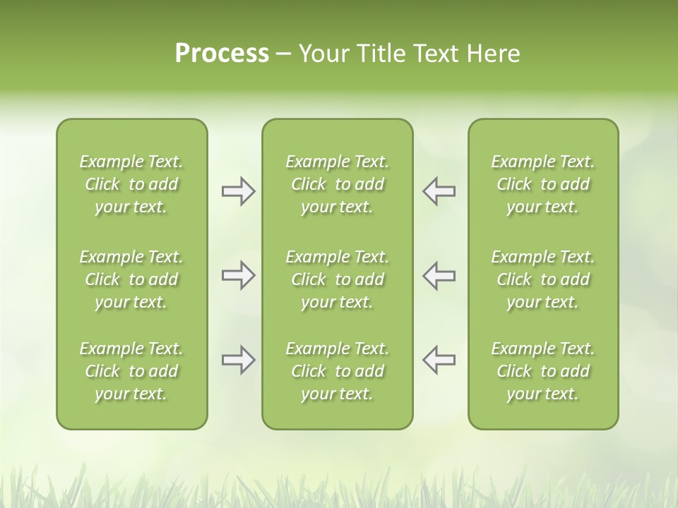 Lawn Abstract Leaf PowerPoint Template