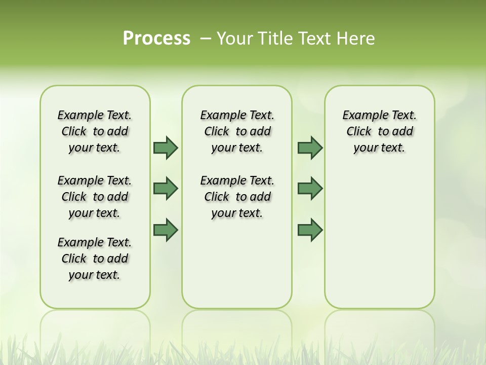 Lawn Abstract Leaf PowerPoint Template