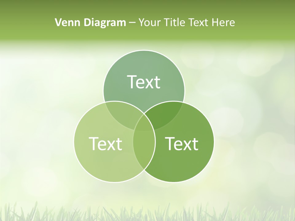 Lawn Abstract Leaf PowerPoint Template