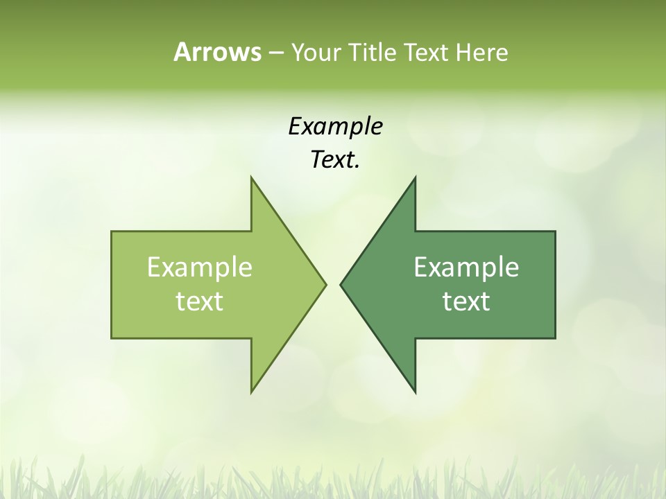 Lawn Abstract Leaf PowerPoint Template