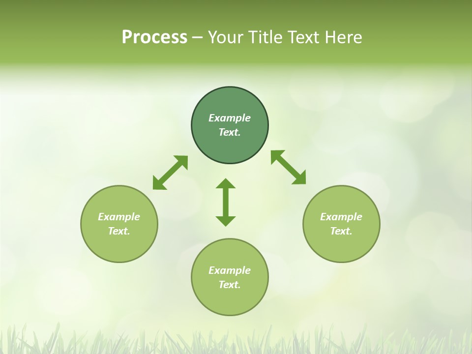 Lawn Abstract Leaf PowerPoint Template