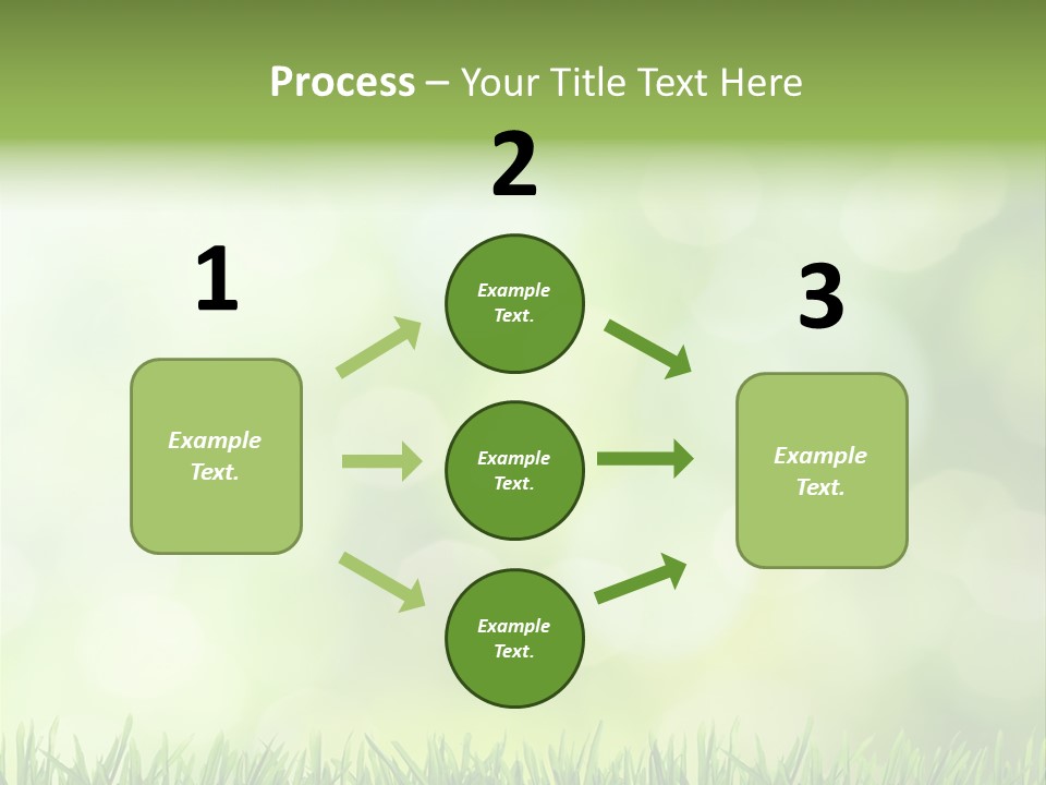 Lawn Abstract Leaf PowerPoint Template