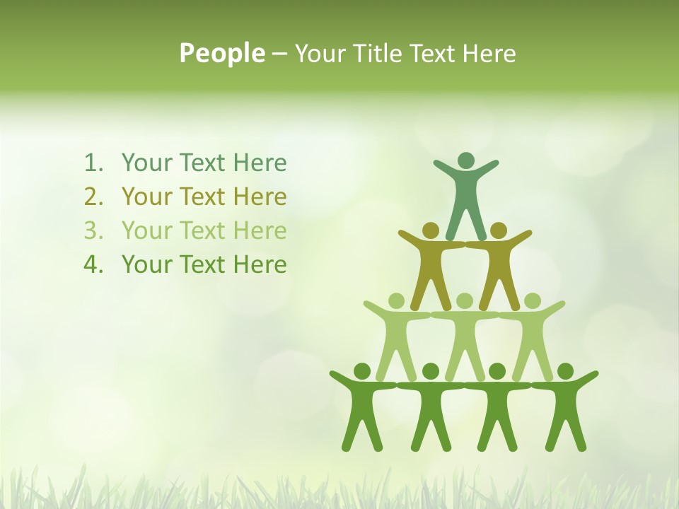 Lawn Abstract Leaf PowerPoint Template