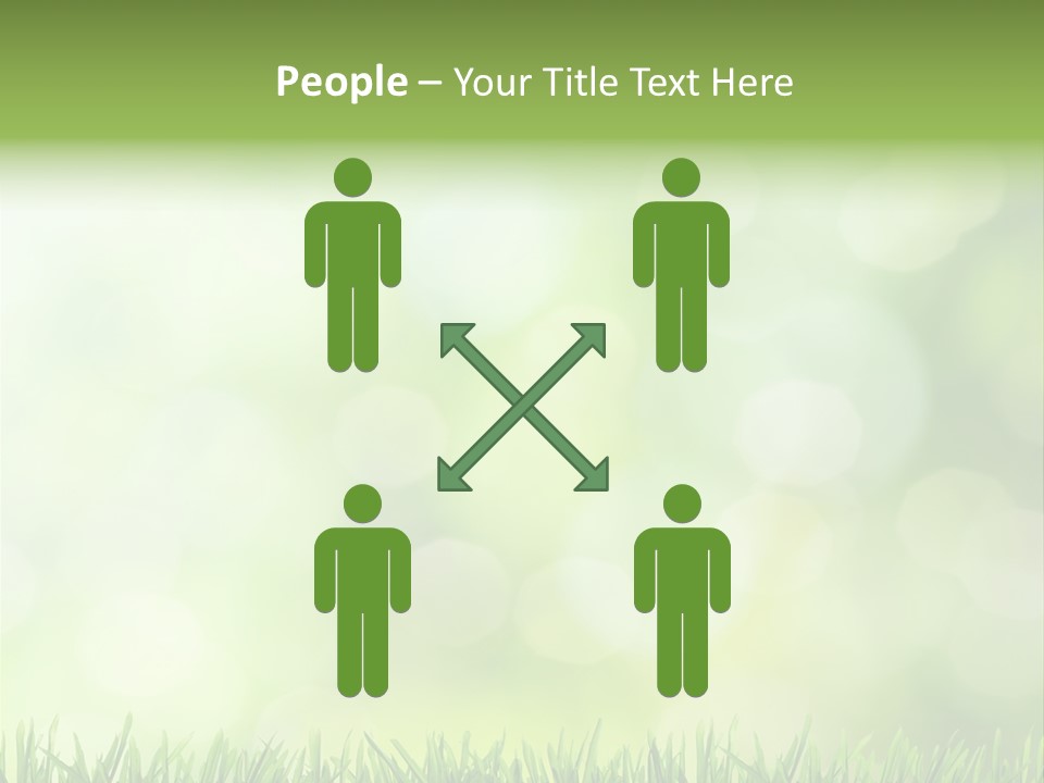 Lawn Abstract Leaf PowerPoint Template