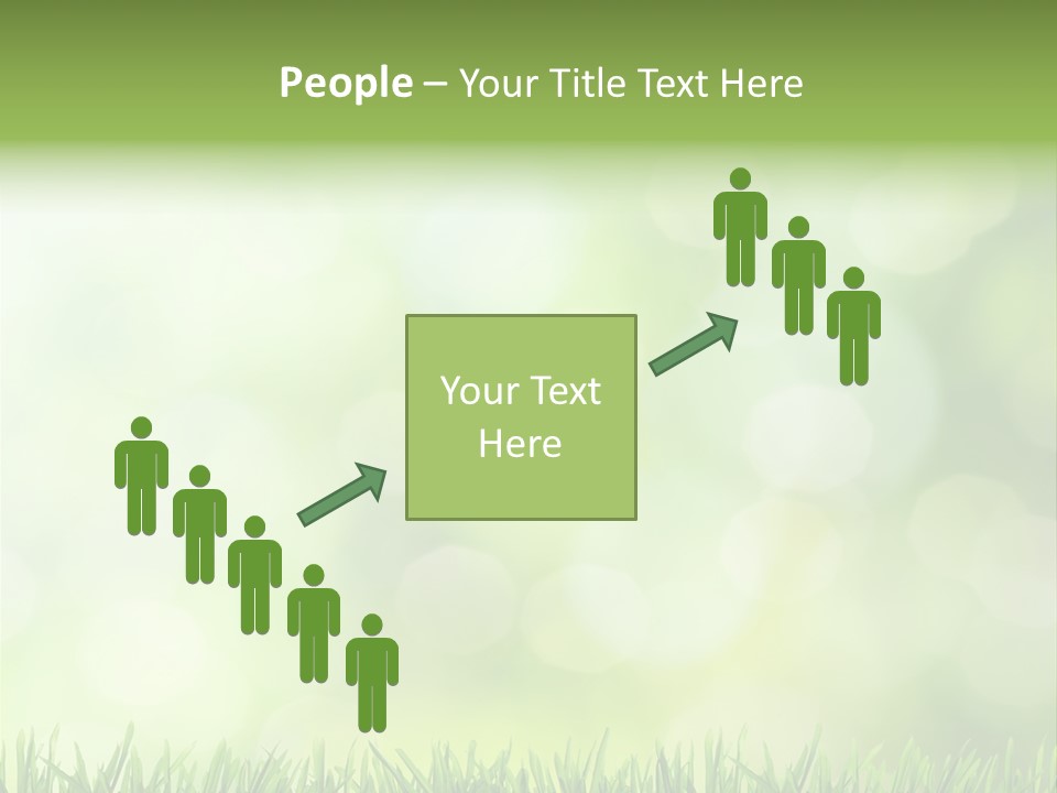 Lawn Abstract Leaf PowerPoint Template