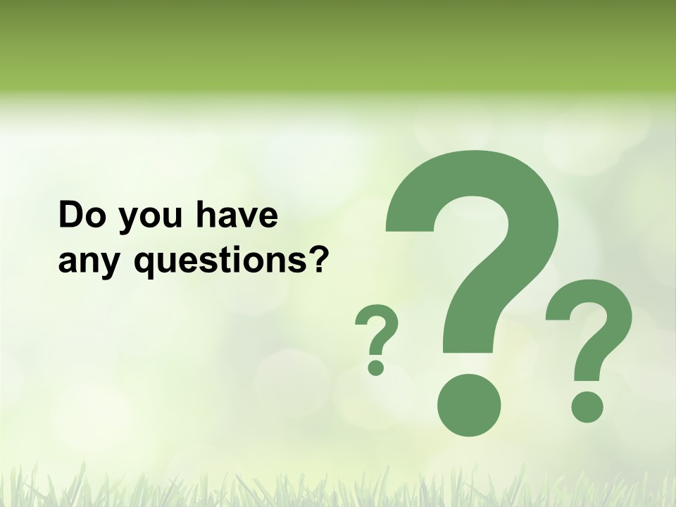 Lawn Abstract Leaf PowerPoint Template