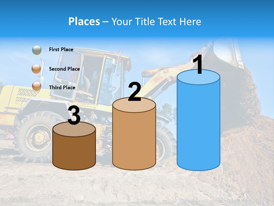 Shovel Earthmoving Heavy Duty PowerPoint Template