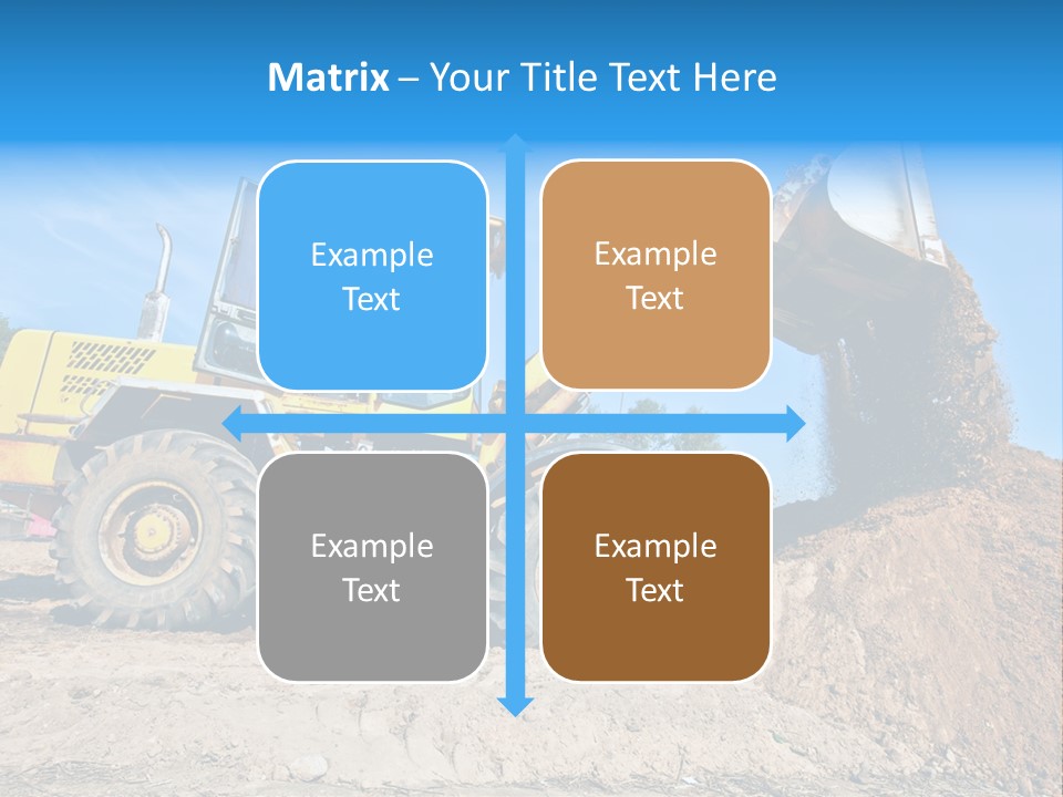 Shovel Earthmoving Heavy Duty PowerPoint Template