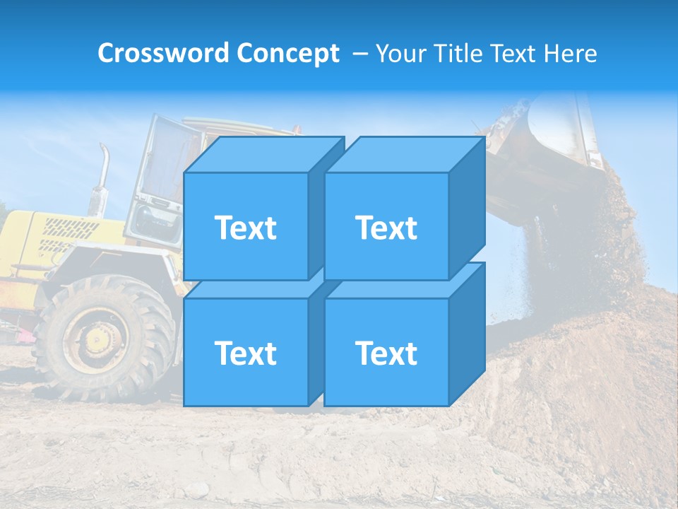 Shovel Earthmoving Heavy Duty PowerPoint Template