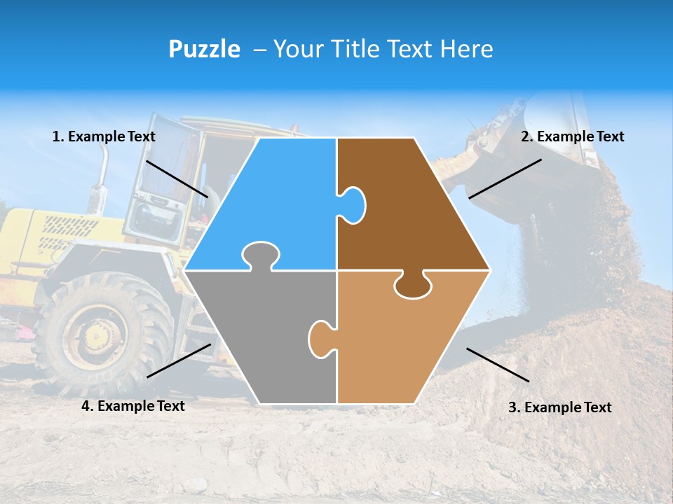 Shovel Earthmoving Heavy Duty PowerPoint Template
